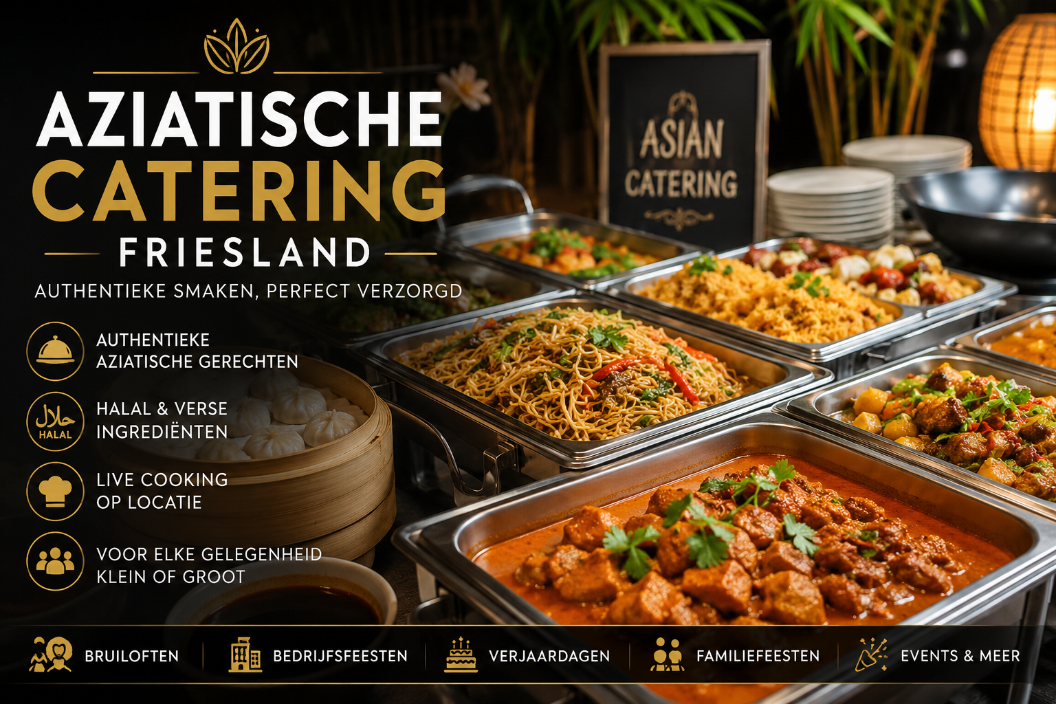 Aziatische catering Friesland