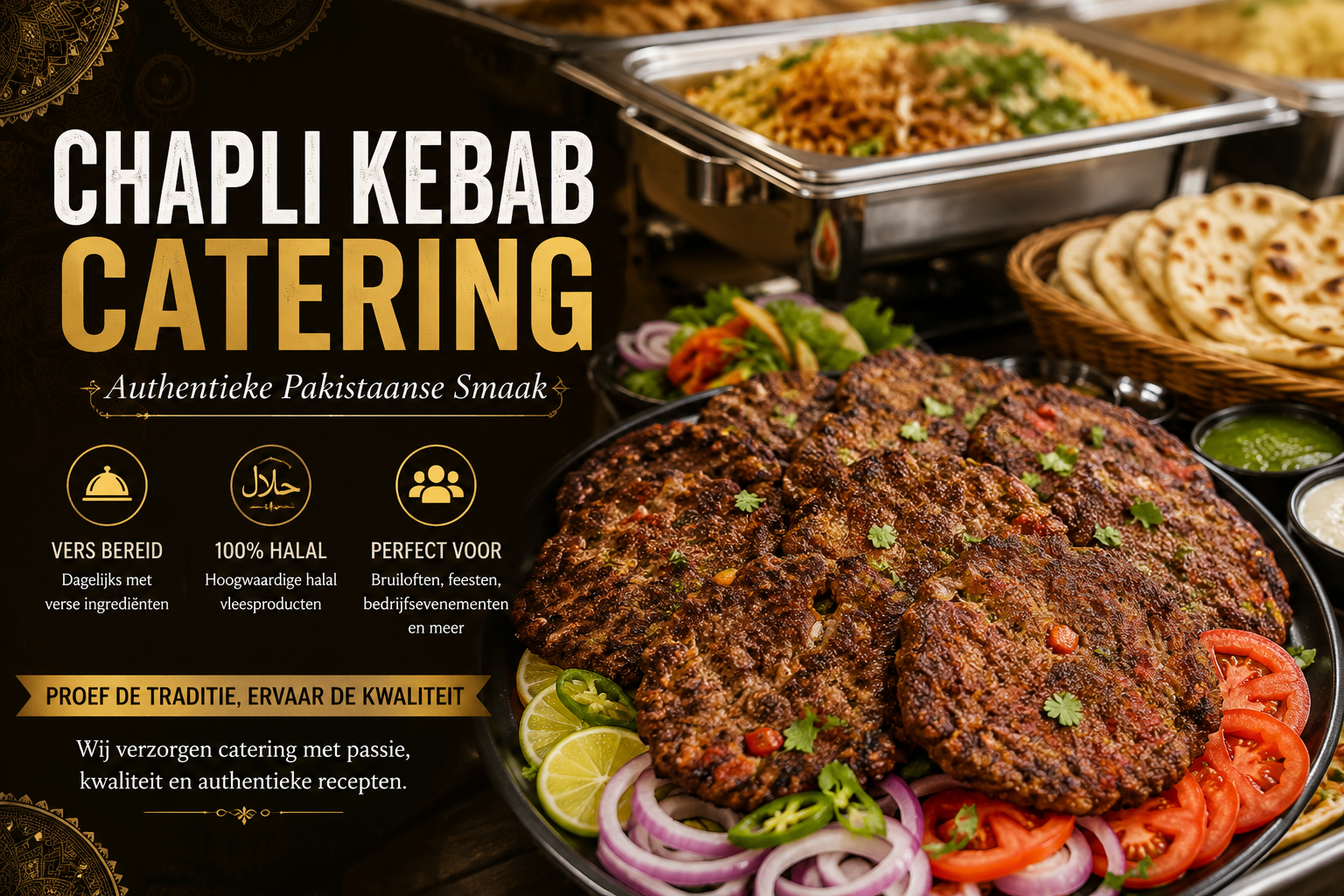 Chapli kebab catering