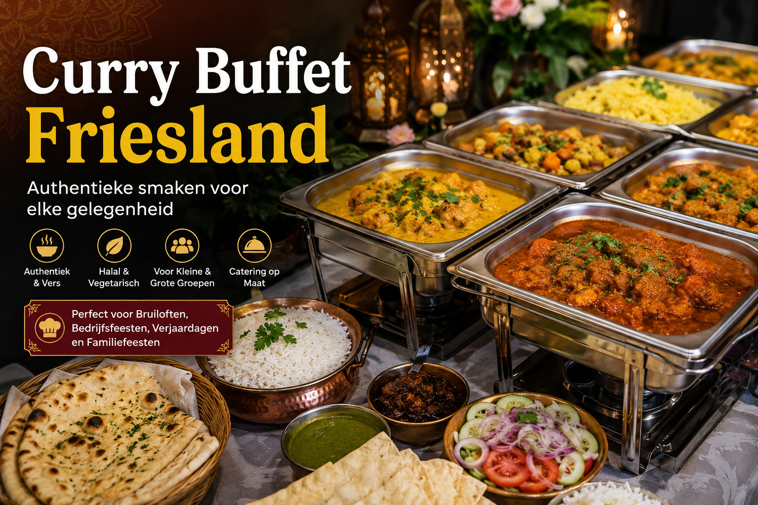 Curry buffet Friesland