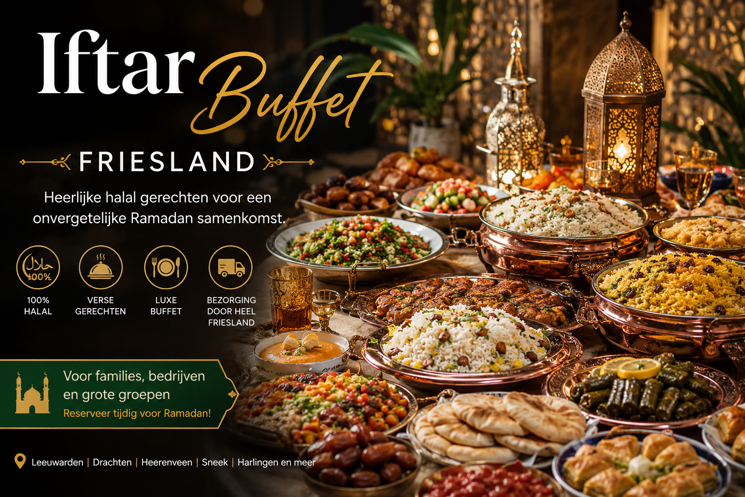 Iftar buffet Friesland