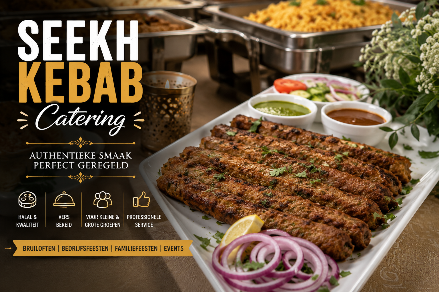 Seekh kebab catering