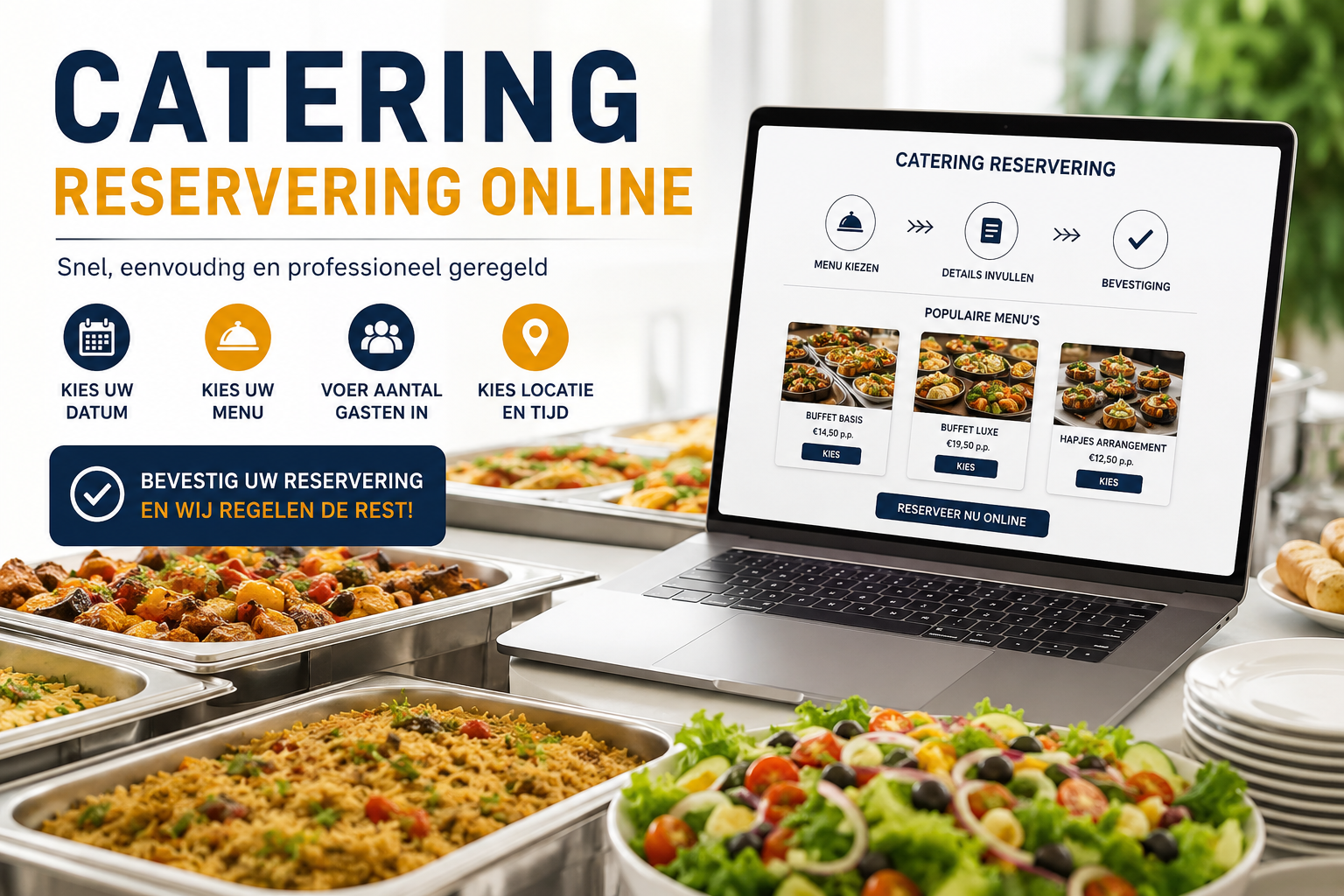 Catering reservering online