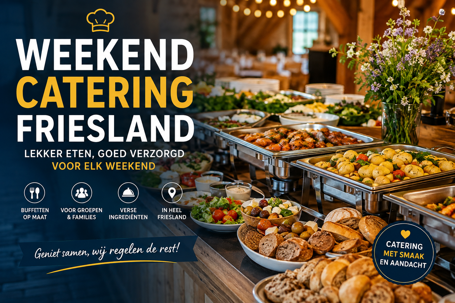 Weekend catering Friesland