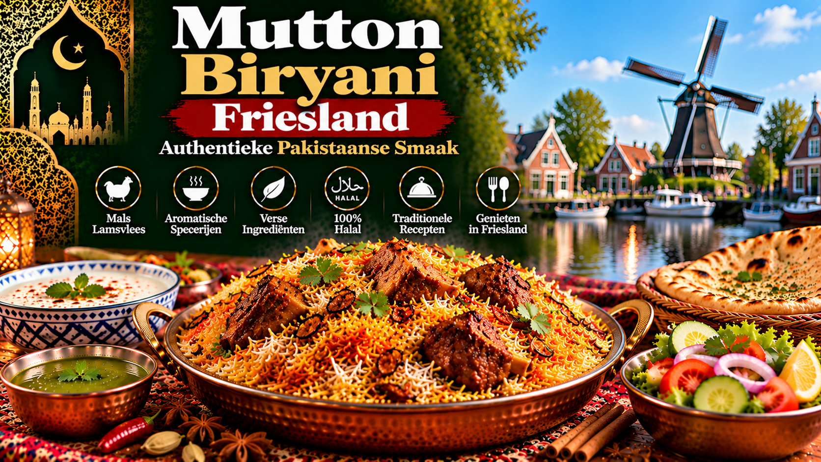 Mutton biryani Friesland